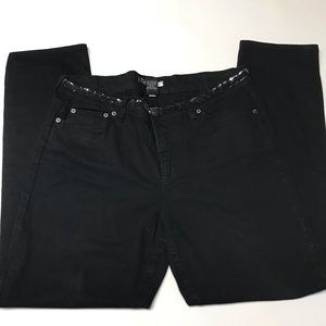 Focus Lifestyle embellished Black Denim Pants.